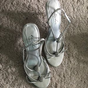 Silver heels